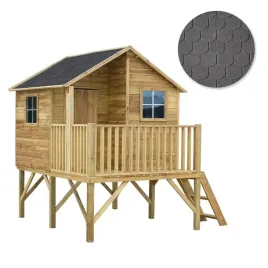 drewniany-domek-ogrodowy-dla-dzieci-jerzyk-od-4iq-antracytowy-gont-zestaw