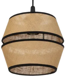 lampa-wiszaca-czarna-wabi-sabi-mala-plotno-jutowe