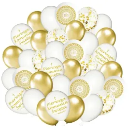 balony-komunijne-z-konfetti-zlote-biale-i-komunia