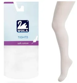 wola-rajstopy-komunijne-soft-gladkie-bawelna-92-98-bialy