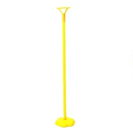 stojak-do-balonu-zolty-z-kwiatkiem-2-sztuki