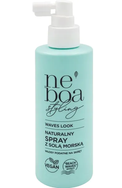 NEBOA spray do stylizacji włosów z solą morską, Waves Look 175 ml VEGAN