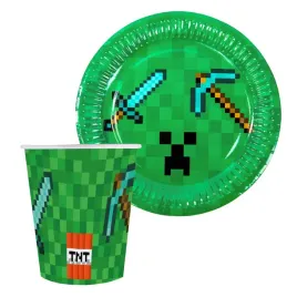 zestaw-piksele-talerzyki-kubeczki-minecraft