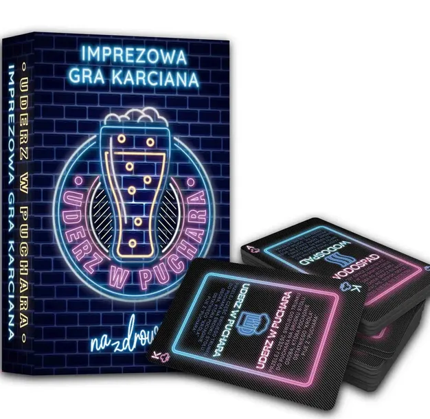 UDERZ W PUCHARA GRY NA IMPREZY IMPREZOWA GRA KARCIANA DLA DOROSŁYCH TALIA