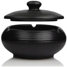 popielniczka-ceramiczna-zamykana-ogrodowa-retro-vintage-czarna