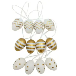 jajka-wielkanocne-zawieszki-jajko-do-zawieszenia-biale-zlote-pisanki-12szt