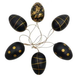 ozodby-wielkanocne-jajka-zawieszki-czarne-zlote-dekoracja-swiateczna-6-szt