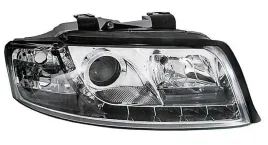lampy-przednie-reflektory-audi-a4-b6-chrom-dayligh