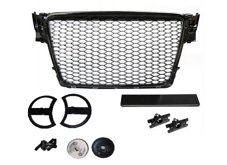 grill-czarny-polysk-audi-a4-b8-2008-2011-stan-nowy