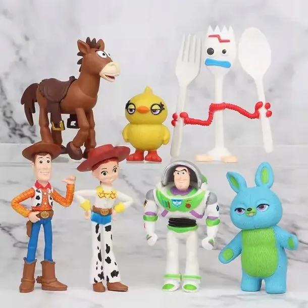 FIGURKI TOY STORY 4 ZESTAW 7SZT Buzz Chudy Jessie