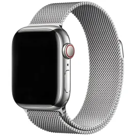 pasek-mesh-apple-42mm-srebrny