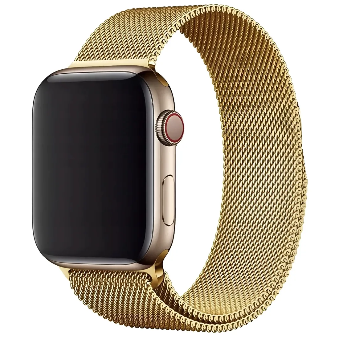 pasek-mesh-apple-42mm-zloty