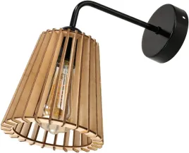 lampa-kinkiet-scienny-staly-prosty-loft-klosz-piramidka-drewno-na-1x-e27