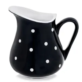 dzbanek-ceramiczny-480-ml-czarny-w-groszki-dots-mlecznik-sosjerka