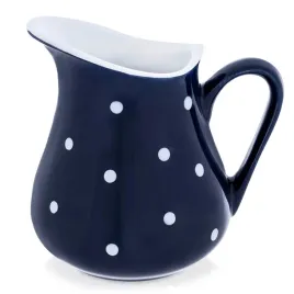 dzbanek-ceramiczny-480-ml-granatowy-w-groszki-dots-mlecznik-orion