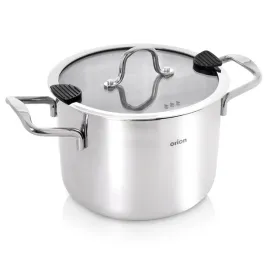 garnek-stalowy-46-l-venice-system-odcedzania-indukcja-20-cm-orion