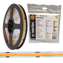 tasma-led-cob-liniowa-24v-5m-9w-m-945lm-m-3000k-ciepla-ip20-wewn-nextec