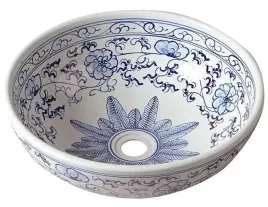 priori-umywalka-41-cm-biala-z-niebieskim-pi012