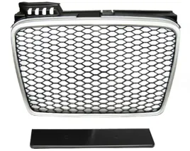 grill-przedni-atrapa-audi-a4-b7-matowy-srebrny-rs-