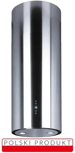 Okap wyspowy Ciarko ORW inox / srebrny