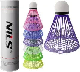 zestaw-lotek-nylonowych-do-badmintona-lotki-nylonowe-kolorowe-nils-6-szt