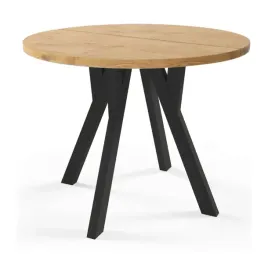 stol-okragly-rozkladany-orio-loft-80-160-cm-lancelot-czarna-podstawa