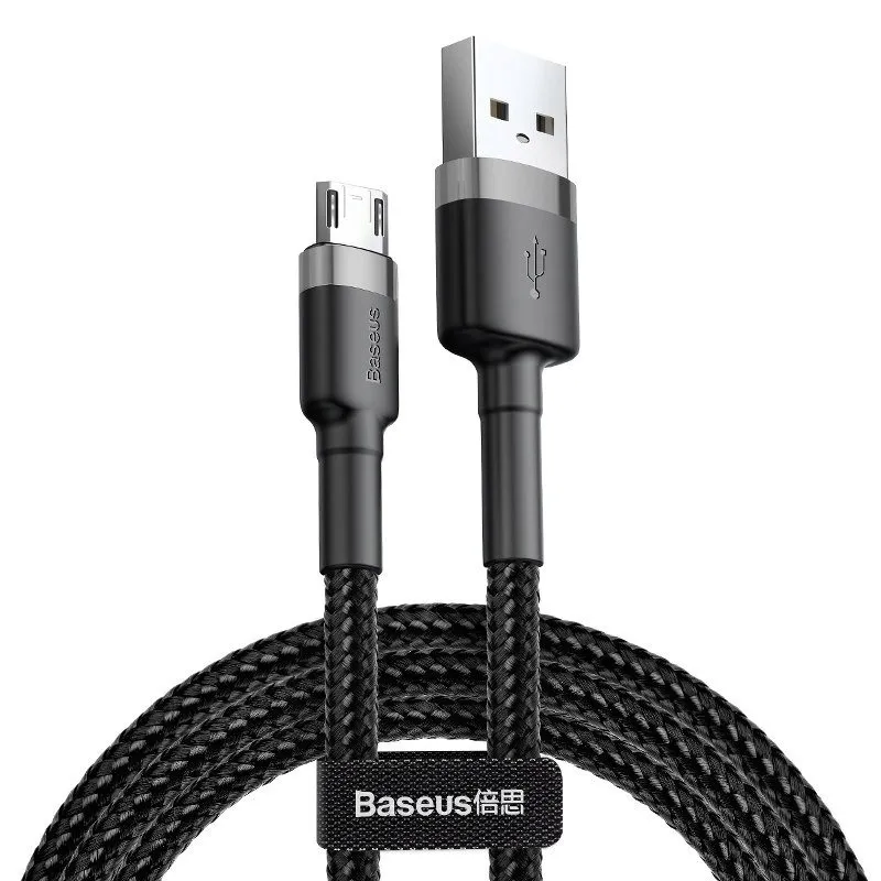 kabel-usb-do-micro-usb-baseus-cafule-2-4a-1m-szaro-czarny-stan-nowy