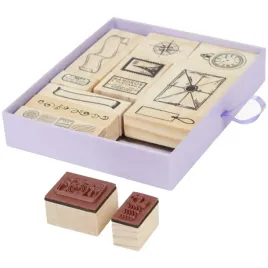 stemple-drewniane-do-dekoracji-avec-motywy-dekoracyjne-13-elementow-rozne