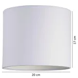 abazur-okragly-walec-tuba-20cm-bialy-stan-nowy