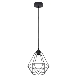 lampa-wiszaca-sufitowa-duzy-diament-brylant-loft-czarna