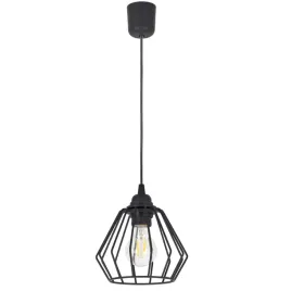 lampa-wiszaca-zawiesie-brylant-diament-loft-czarna