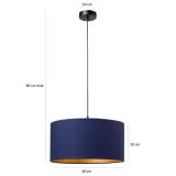 lampa-wiszaca-pojedyncza-loft-40cm-abazur-granatowy-zloty-pomieszczenie-biuro-jadalnia-korytarz-schody-kuchnia-pokoj-dzieciecy-salon-sypialnia-uniwersalne