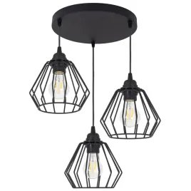 lampa-wiszaca-okragla-diament-brylant-loft-czarna