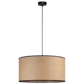 lampa-wiszaca-pojedyncza-rustykalna-duzy-50cm-abazur-juta-bezowy-czarny