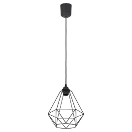 lampa-wiszaca-zawiesie-duzy-diament-brylant-loft-czarna