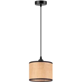 lampa-wiszaca-rustykalna-16cm-abazur-juta-bezowy-czarny