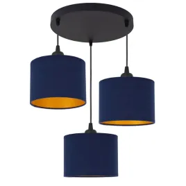 lampa-wiszaca-okragla-loft-16cm-abazur-granatowy-zloty
