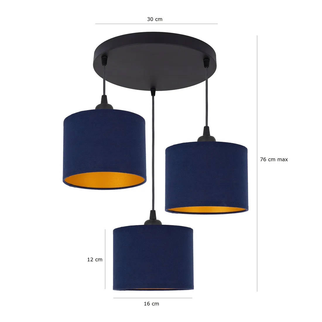 lampa-wiszaca-okragla-loft-16cm-abazur-granatowy-zloty