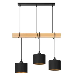 lampa-wiszaca-belka-drewniana-buk-3x-16cm-abazur-czarny-zloty