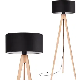 lampa-stojaca-podlogowa-trojnog-drewniany-buk-abazur-welur-czarny