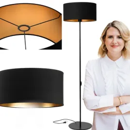 lampa-stojaca-podlogowa-loft-abazur-czarny-zloty