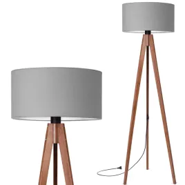 lampa-stojaca-podlogowa-trojnog-drewniany-orzech-abazur-szary