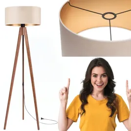 lampa-stojaca-podlogowa-trojnog-drewniany-orzech-abazur-welur-bezowy-zloty
