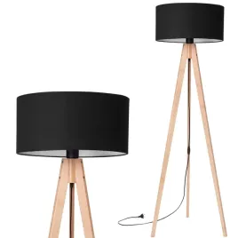lampa-stojaca-podlogowa-trojnog-drewniany-buk-abazur-czarny