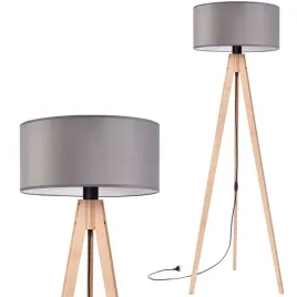 lampa-stojaca-podlogowa-trojnog-drewniany-buk-abazur-welur-szary
