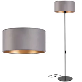 lampa-stojaca-podlogowa-loft-abazur-welur-szary-zloty