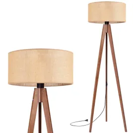 lampa-stojaca-podlogowa-rustykalna-trojnog-orzech-abazur-juta-bezowy