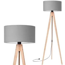lampa-stojaca-podlogowa-trojnog-drewniany-buk-abazur-szary