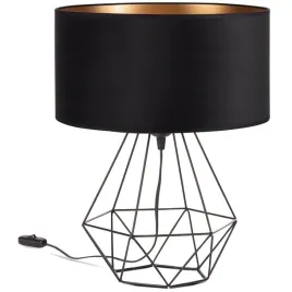 lampa-biurkowa-stolowa-nocna-40cm-abazur-welur-czarny-zloty