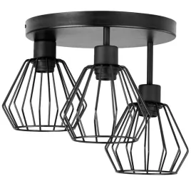 lampa-sufitowa-okragla-plafon-diament-brylant-loft-czarna
